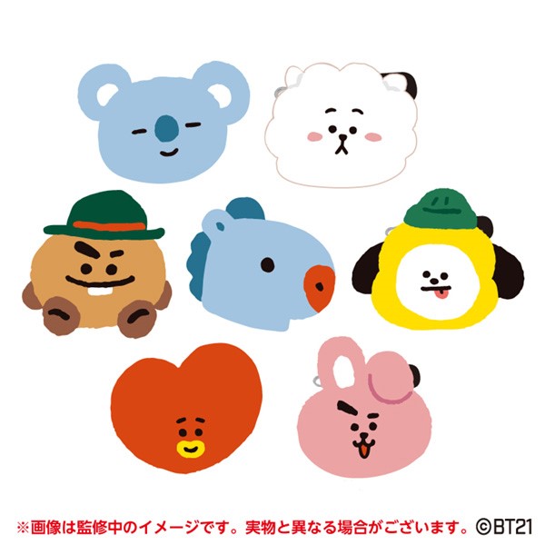 BT21 ふわふわバッジ / KOYA ｜ エンスカイショップ