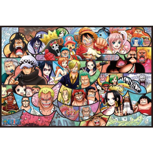 ONE PIECE art crystal jigsaw puzzle 1000 pieces [New World