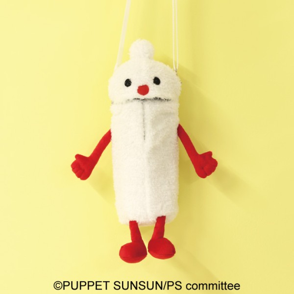 【予約商品】パペットスンスン もふもふペットボトルホルダー / ノンノン ※2026年4月